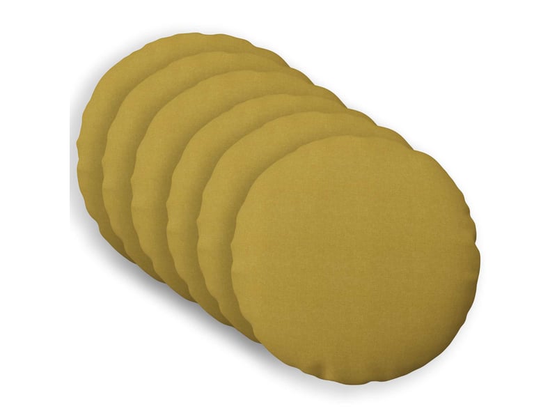  Lot de 6 coussins avec oreiller, coussins décoratifs heerlen vert clair tissu cf50763  - Conforama B