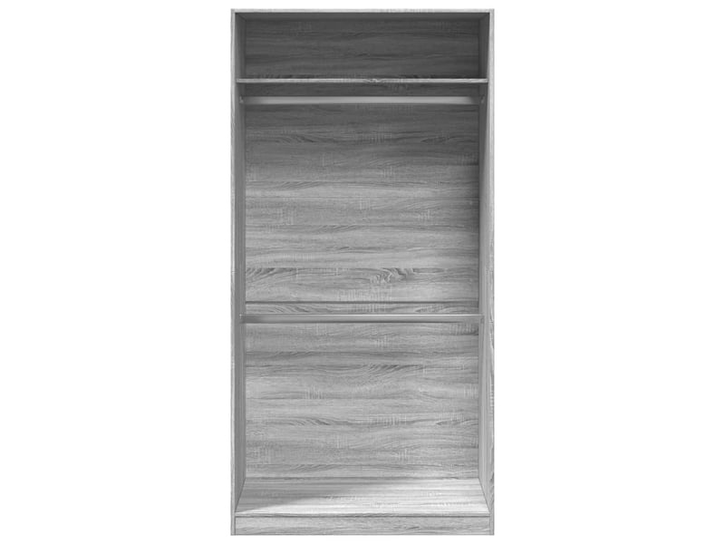  Garde-robe, armoire de rangement sonoma gris 100x50x200 cm bois d'ingénierie shl67099  - Conforama D
