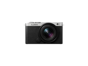 Appareil photo hybride plein format avec objectif 18-40 mm lumix s9 noir et argent, 180 luts app lumix lab, écran tactile, autofocus dfd