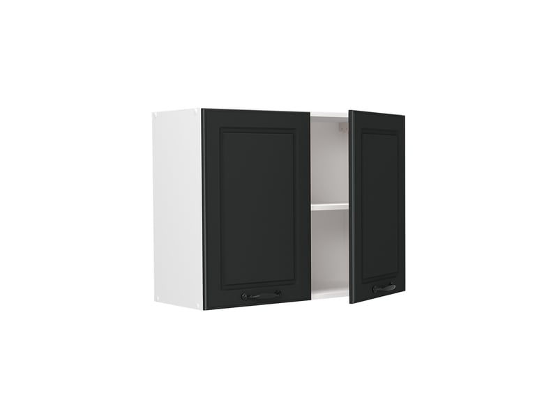  Vicco armoire en verre, anthracite campagneblanc, 80cm  - Conforama C