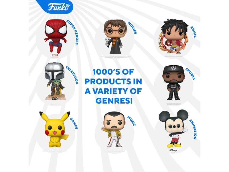 Figure à collectionner funko pop! 88180 autocollants  - Conforama E