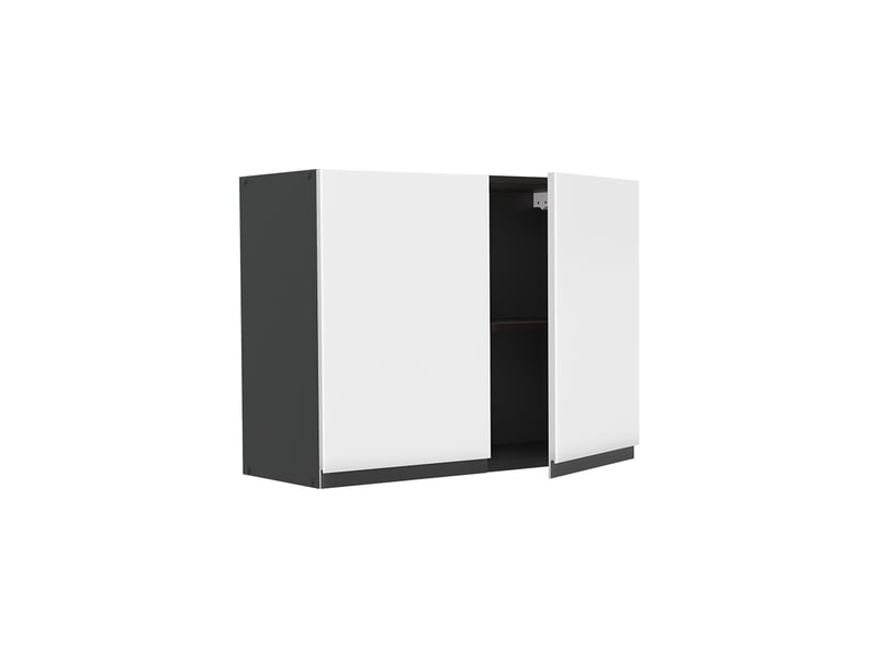  Vicco armoire en verre, blancanthracite, 80cm  - Conforama C