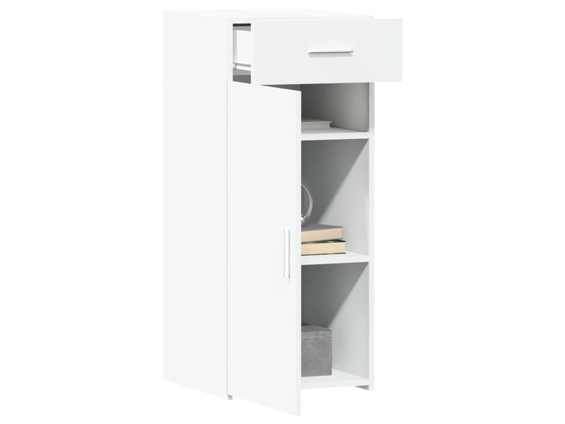  Buffet - bahut - meuble de rangement blanc 40x42,5x93 cm bois d'ingénierie  - Conforama C