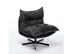 Pouf / repose pied WISHDOR noir