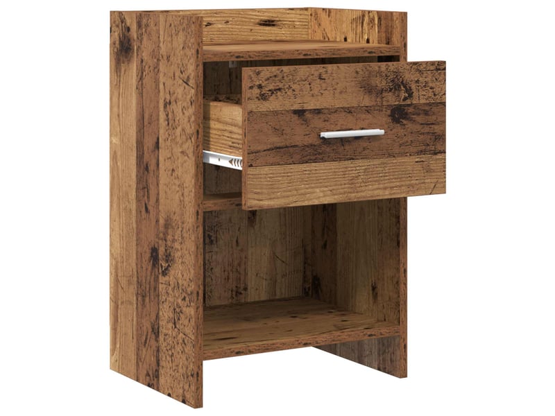  Tables de chevet - cabinet de chevet - table de nuit bois ancien 40 x 30 x 60 cm bois d'ingénierie  - Conforama B