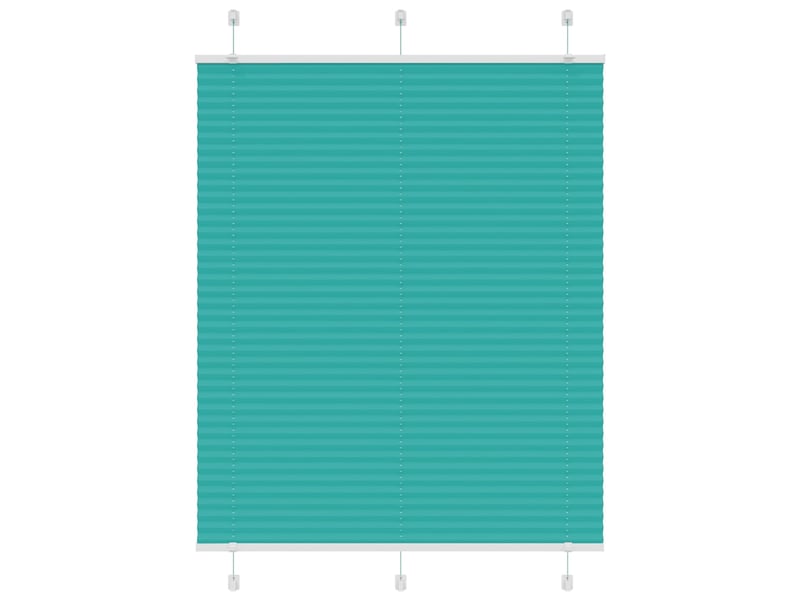 Store plissé, store de fenêtre vert pétrole 110x150cm largeur du tissu 109,4cm cf47076 - Conforama B
