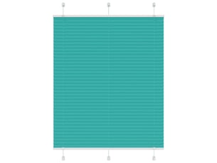 Store plissé, store de fenêtre vert pétrole 110x150cm largeur du tissu 109,4cm cf47076