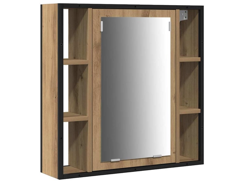 Ensemble de mobilier de salle de bain 3 pc chêne artisanal cf64286 - Conforama E