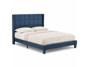 Ensemble matelas et sommier 140x200 cm Ressorts ensachés + mousse TCQPZ soutien Medium épaisseur 25 cm avec 1 tête de lit