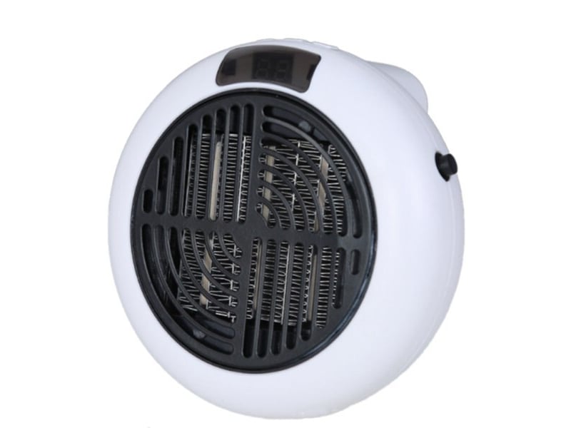  Chauffage céramique avec télécommande 350-400 w, plastique, blanc, multicolore  - Conforama E