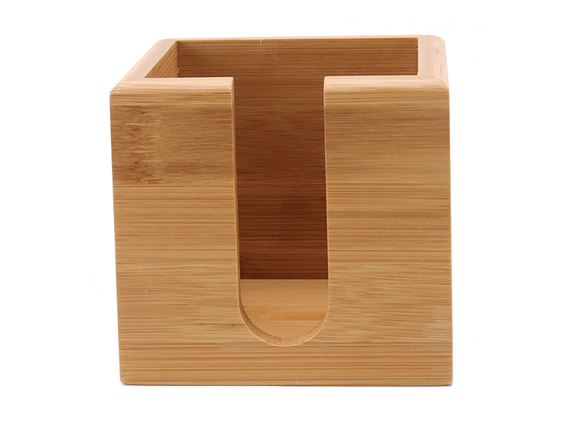 Boîte à mouchoirs texturée en bois pour la cuisine et le bureau - Conforama E