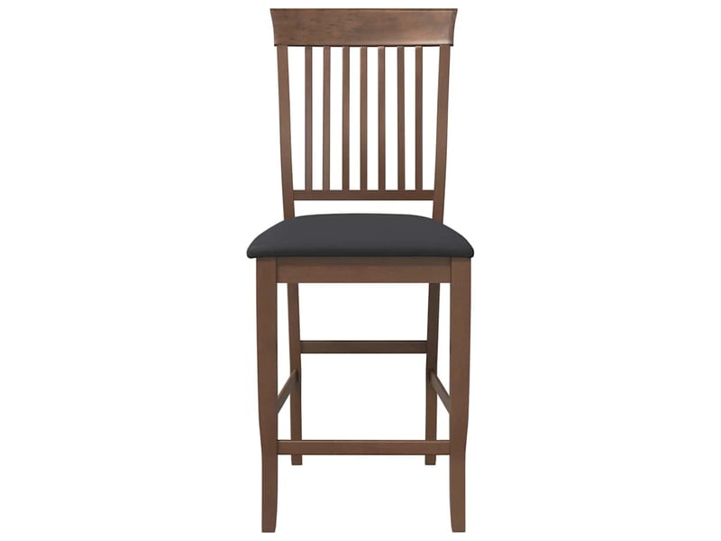  Lot de 2 tabouret de bar avec coussins en bois massif marron et caoutchouc shl54979  - Conforama E