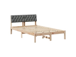 Lit 2 places 120x190cm coloris marron