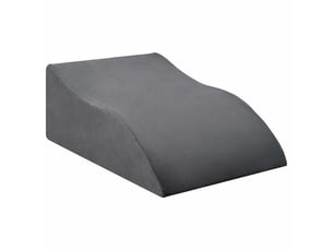 Coussin pour les jambes, oreiller 68 x 41 x 24 cm mousse pu gris cf56590