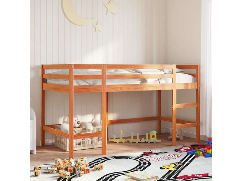  Lit mezzanine d'enfants - lit jeune sans matelas avec échelle 80x200 cm  - Conforama B