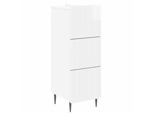 Armoire de rangement bureau, armoire à tiroirs 33 x 34.5 x 92 cm bois d'ingénierie shl9420