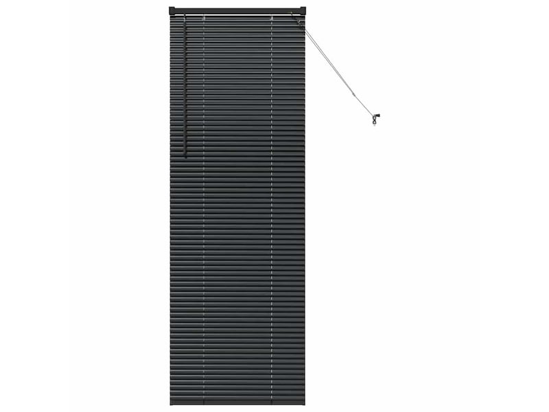 Store vénitien, store de fenêtre noir 175 x 60 cm 25 mm aluminium cf48129 - Conforama A
