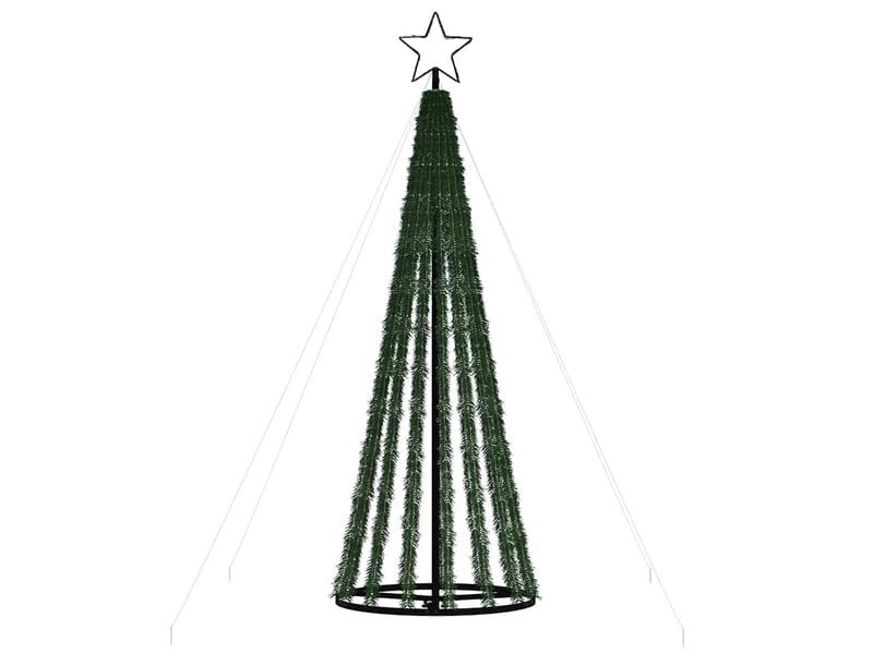 Sapin de noël - arbre de noël à led 275 led bleu 180 cm - Conforama E