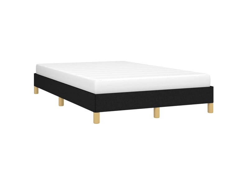  Lit double- lit adulte -  cadre de lit sans matelas noir 120x190 cm tissu  - Conforama C