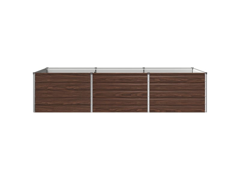  Jardinière - jardin surélevé noir 240 x 80 x 55 cm acier laminé à froid  - Conforama C