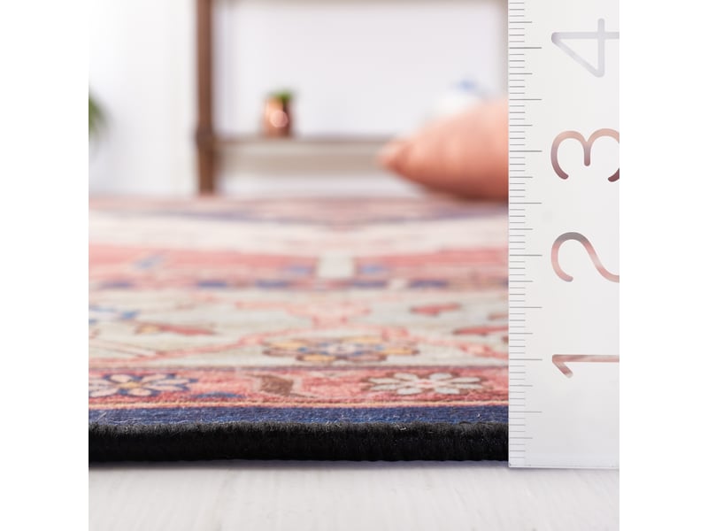 Tapis polyester rouillebleu 91 x 91 cm  - Conforama D