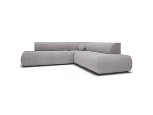 Selsey armone - canapé d'angle convertible - 265 cm - gris - côté gauche