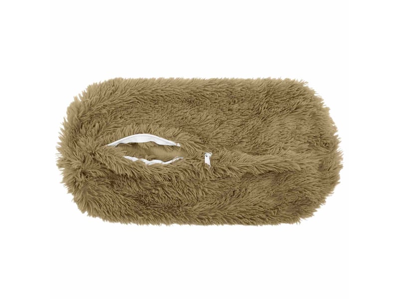 Lot de 6 coussins avec oreiller, coussins décoratifs heerlen gris clair fleece pv cf50819  - Conforama E