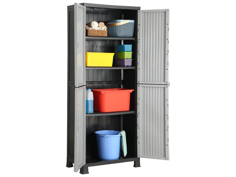  Meuble de rangement en plastique 68x39x171,5 cm  - Conforama B
