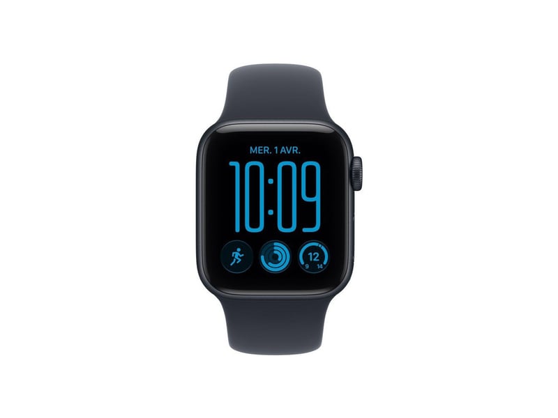 Montre connectee gps 40mm aluminium midnight avec bracelet sport bleu ml MJL14ZRA - Conforama B