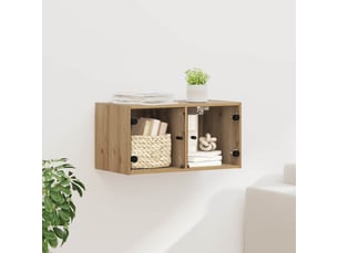 Meuble mural, meuble de rangement salon 68 x 37 x 35 cm bois d'ingénierie chêne artisanal