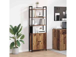 Bibliotheque coloris  bois clair  <strong></strong> <strong></strong> - 60 cm x 161 cm