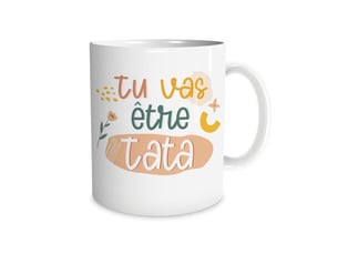 Stc mug annonce naissance - tu vas être tata