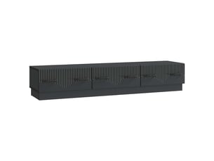 Meuble tv coloris noir 147 cm <strong></strong>  <strong></strong>