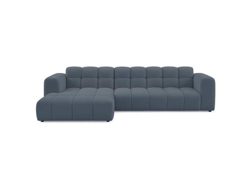  Selsey boloon - canapé d'angle - 300 cm - velours bleu clair Boloon - Conforama A
