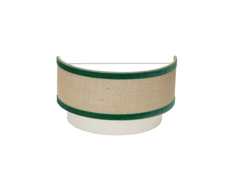  Applique murale fabrilamp cornalina beige vert e27 17,5 x 30 x 16 cm 246961006 - Conforama A