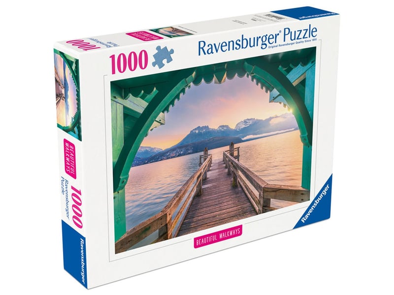  Puzzle adulte 1000 pieces passerelle du lac d’annecy 12001762 - Conforama B