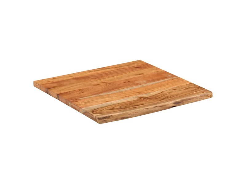  Comptoir de salle de bain, plan de travail 60x60x2,5 cm carré bois massif acacia cf65755  - Conforama C