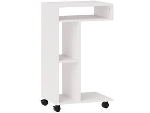 Table basse rectangulaire coloris blanc <strong></strong> <strong></strong> - 30 cmx40 cm