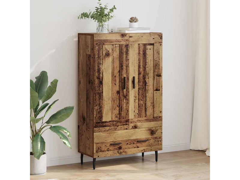  Buffet - haut armoire bois ancien 69,5 x 31 x 115 cm bois d'ingénierie  - Conforama B