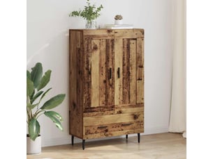 Buffet - haut armoire bois ancien 69,5 x 31 x 115 cm bois d'ingénierie