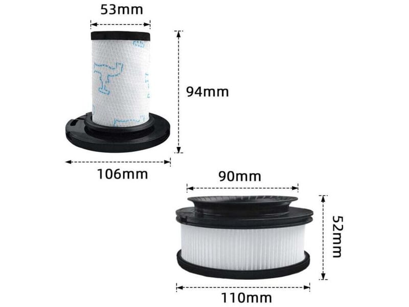  4 pièces hepa filtre de rechange ensemble d'accessoires pour aspirateur rowenta zr00907908 rh98xx99xx  - Conforama C