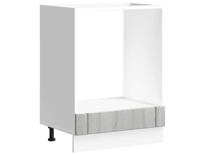  Armoire de cuisine, armoire de four lucca sonoma gris bois d'ingénierie  - Conforama A
