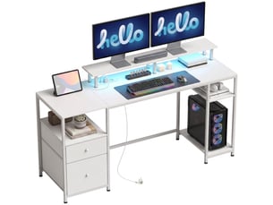 Bureau enfant coloris blanc