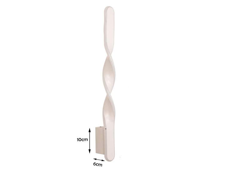  Applique murale interieur led, 29w applique murale moderne spirale 70cm lumière chaude  - Conforama A