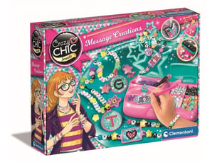 Coffret bijoux clementoni 18772 crazy chic - bijoux à lettres