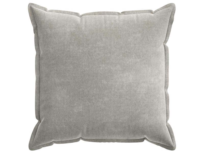 Lot de 2 housses de coussin houten gris clair 65 x 65 cm cf49312 - Conforama C