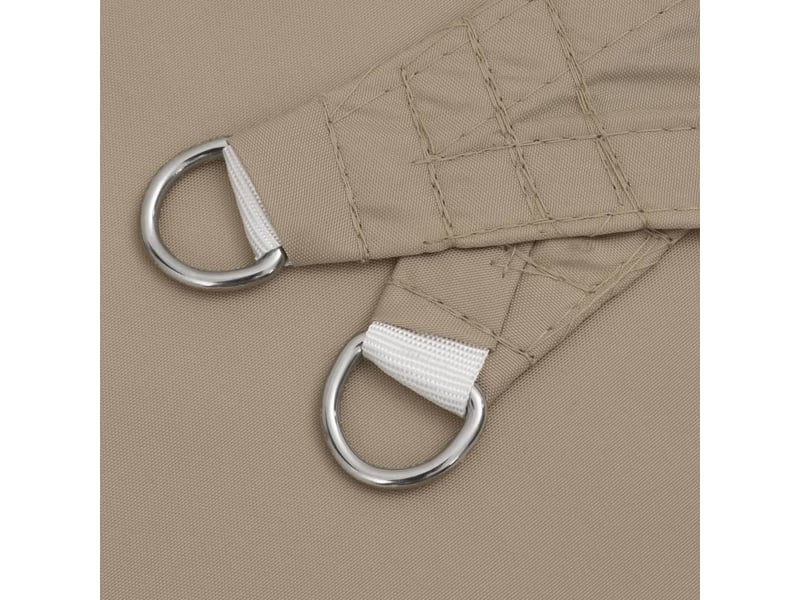  Voile de parasol | voile d'ombrage | toile d'ombrage tissu oxford carré 4,5x4,5 m taupe  - Conforama E