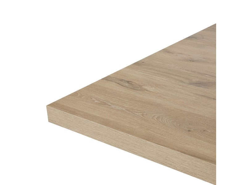  Table repas 170cm aspect chêne canyon piètement x en métal - séquence SÉQUENCE - Conforama D