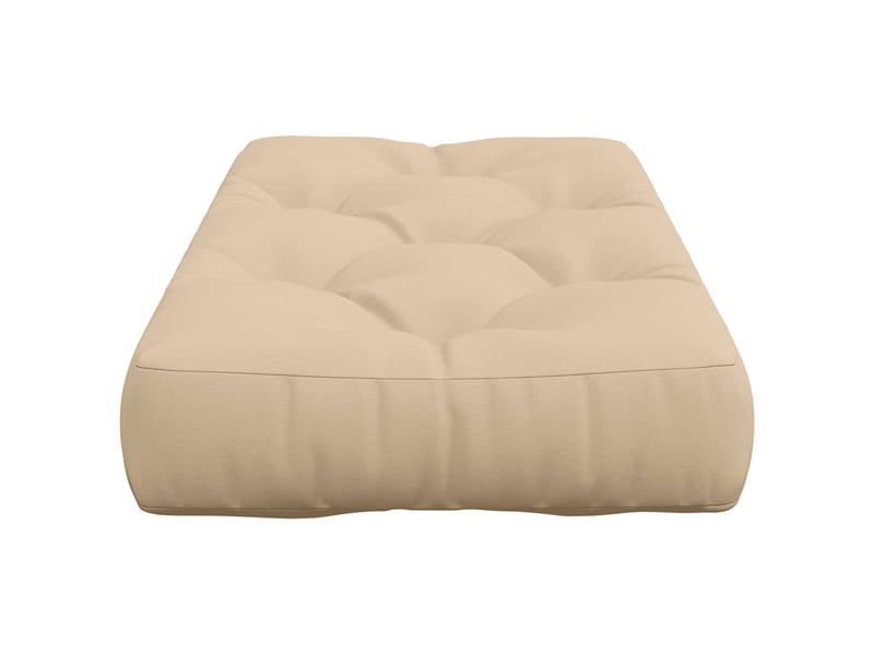 Coussin de siège en palette, coussin d'assise vianen 100 % polyester crème cf55881 - Conforama D