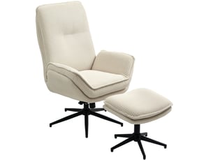 Pouf / repose pied WISHDOR  beige